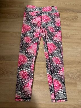 Victoria's Secret Pink and Black Geometric Leggings